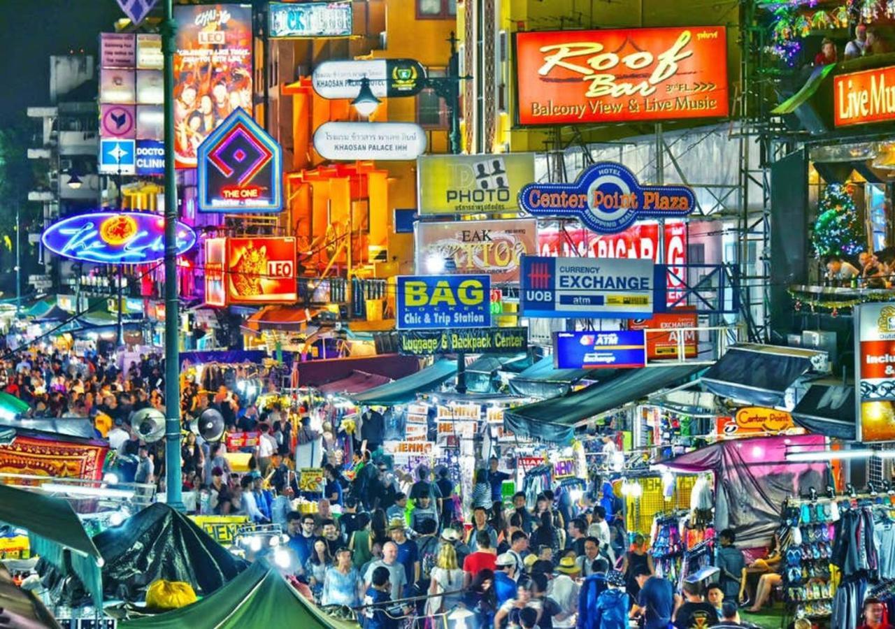 Slumber Party Bangkok Khaosan Hostel Ngoại thất bức ảnh